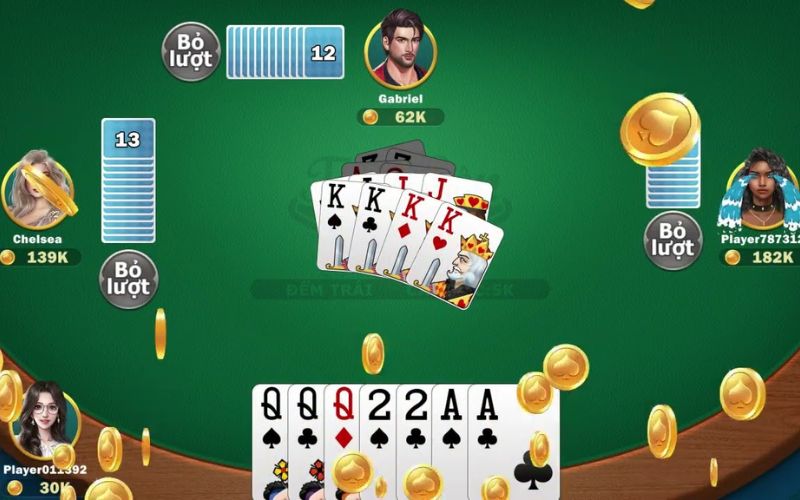 tính năng gợi ý nước đi trong game tiến lên