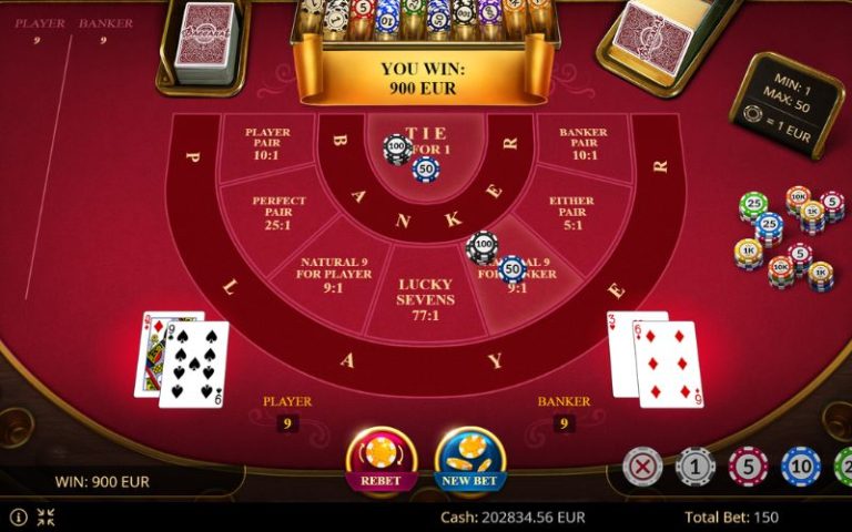 cơ chế so điểm tự động trong game baccarat