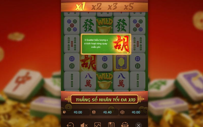 vòng bonus mở nụ trong game nổ hũ Mạt Chược