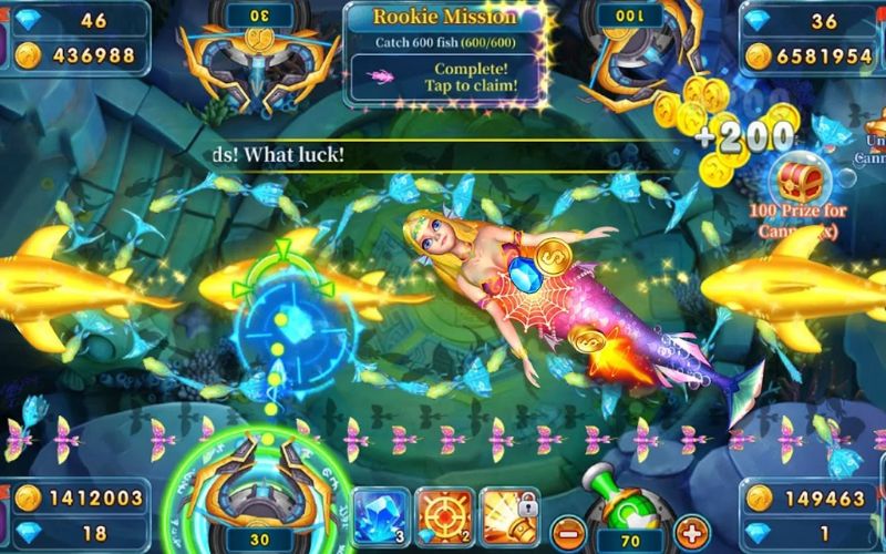 nâng cấp vũ khí trong game bắn cá rồng vàng