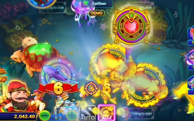 chuỗi combo thưởng liên hoàn trong game bắn cá